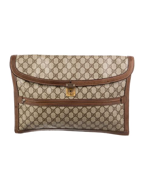 gucci portfolio vintage|gucci handbags.